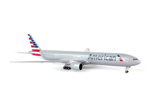 American Airlines 777-300 New Livery Model Kit In 1 To 200 Scale With Gear Snap Fit Build That Snaps In Minutes No Glue Needed