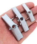 Heavy Duty Toggle Bolt Kit For Drywall With Carbon Steel Wall Anchors And Wing Nuts 48 Piece in hand showcasing sizes