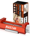 Pro Grade All In One Woodworking Honing Guide For Chisels And Planes With Adjustable Angles And Off Center Roller in red color