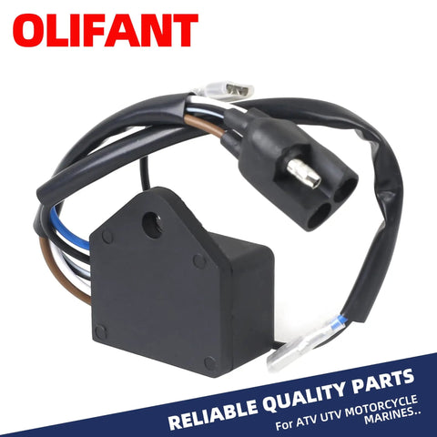 Ignition CDI Box Replacement For Trail Blazer 250 1990-2006 Trail Boss 250 1989-1999 visible with wires and connectors