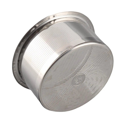 Top Grade Stainless Steel Mesh Watch Parts Cleaner Basket For Ultrasonic Jewelry Care, round design with fine mesh for small parts.