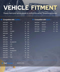 Vehicle compatibility chart for Heavy Duty Ambient Air Temperature Sensor Straight Shot Knockout Fit No Sweat Swap Drop Dead Reliable For Chevy Silverado Camaro Colorado Equinox Suburban Replaces Ax355.
