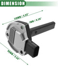 Car Oil Level Sensor And Engine Oil Sending Unit With Metal Plastic Construction For BMW 3 Series 1999-2011, dimensions shown