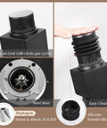 Single Dose Coffee Grinder Featuring Killer Cone Burr Precision And Variable Speed Controls with steel burr and easy cleaning features.