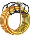 Heavy Duty Garden Hose Holder Wall Mount With Dual Support To Prevent Wobble Holds Up To 125 Feet Of Hose Metal Storage Reel Rack