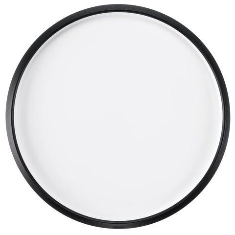 Huge 16 Inch Lazy Susan Turntable With Soft Non Slip Lip And Deep Ledge shown from above, highlighting the non-slip lip and wide base