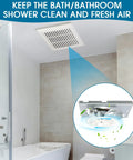 696N R02 B Unit Replacement With C350GN Grille For 695 696N 670 671 689 696MFG Bath Vent Fan Cover installed in bathroom ceiling