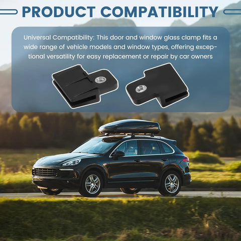 Easy Install Car Window Glass Channel Retainer Clips One Piece Lifter Bracket Slot Fix For Most Cars on display over scenic view