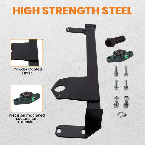 Steering Box Brace for 2003-2008 Dodge Ram 2500 3500 4WD Stabilizer Bar Assembly with bolts, high strength steel