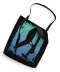 Dope Retro Wing Foil Wingsurfing Tote Bag For Wingboarding Fans With Vintage Style Design 16 Inch Square Carryall Two 14 Inch Handles