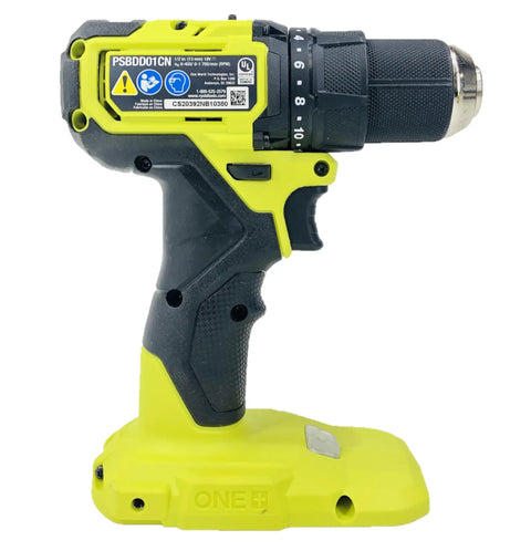 Compact 18V Brushless Drill Driver With A Half Inch Chuck For Tight Spaces And Overhead Work Super Light Power Easy Bit Changes Long Lasting Battery Life Tool Only Battery And Charger Not Included in side view