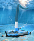 Pro Grade Heavy Duty Pool Vacuum Head And Hose Set With 360 Degree Swivel Cuff 1.5 Inch By 30 Foot Flexible Vacuum Hoses cleaning pool