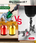3 Pack Magnetic Screw Holder Ring For Drill Bits And Hex Drivers in red and yellow, gripping screws securely with magnet