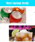 Heavy Duty Countertop Ice Maker Machine Portable Bullet Ice Cube Maker Self Cleaning Design Includes Scoop And Basket Quick On The Draw For Home Bar Or Big Weekend Blowout No Sweat Cleanup with colorful cans in ice and cocktail with lime