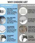 Top Shelf Heavy Duty Ceiling Access Panel For Drywall And Electrical Conduits With Sleek Aluminum Magnetic Latch Concealed Recessed Hatch Cover Plate White 18 By 24 Inch Flush Seam Design Quick Setup Zero Sweat Job comparison showing benefits over competitors.