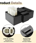 6 Pin DC CDI Box For 150CC 200CC 250CC GY6 Scooters Mopeds Go Karts Dune Buggy Replacement Part black box with connectors