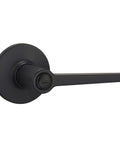 Privacy Door Lever With Keyless Entry Matte Black Reversible Handle For Bedrooms And Bathrooms Easy Installation
