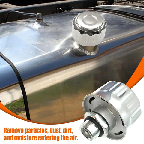 Three Quarter Inch NPT Breather Cap With Forty Micron Filtration For Hydraulic Tanks Gearboxes And Coolant Reservoirs Beefy Heavy Duty Carbon Steel And Aluminum Vent Cap For Easy Install And Low Maintenance Universal Fit