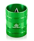 Green cylindrical Beefy 4 Blade Pipe Reamer Tool For Deburring Inner And Outer Edges Fits 1/4 To 1-5/8 Inch tubing