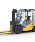 Clear forklift cabin cover, transparent PVC weather-resistant enclosure for forklifts up to 6000 lbs