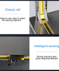 This Smart Automatic Opp Tape Strapping Machine Is A Real Game Changer For Supermarkets Using Heat Seal Technology For Hassle Free Veggies Bundling With No Messy Glue Needed, showcasing classic rail and intelligent sensing details.