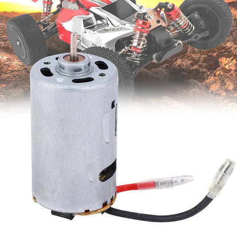 Carbon Brush Motor High Performance For One Fourteenth Scale RC Car With Four Wheel Drive Remote Control Speed Change Upgrade Replacement Parts For WLtoys 144001 Alloy Metal Construction