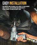 Beefed Up Front Suspension Kit With 4 Groove Spline Control Arms And Ball Joint installation guide image