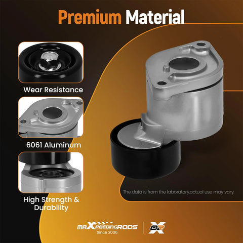 Belt Tensioner Pulley Assembly 252812GGB3 Dope Fit Fits Hyundai Sonata 2015 to 2019 OEM Replacement