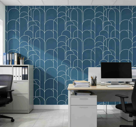 Office with Peel And Stick Modern Geometric Wallpaper 17.71 Inch Wide By 511 Inch Long Matte Self Adhesive Removable Contact Paper