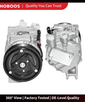 Heavy Duty Solid Air Conditioning Compressor With Clutch Direct Swap For Nissan Altima 2007 To 2012 Sentra 2007 To 2012 showing 360° view.