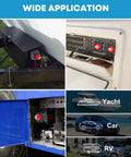 Beefy Heavy Duty 12V To 48V Battery Disconnect Switch in yacht, car, and RV applications with 275 Amp kill switch