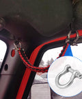 25 Pack One Quarter Inch 304 Stainless Steel D Ring Shackles Set For Outdoor Adventure And Recovery Traction Wire Heavy Duty Bow Shape Anchor Shackles Six Millimeter Tough As Nails Gear For Camping Hiking Off Road in vehicle interior