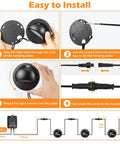 Step-by-step installation guide for Low Voltage LED Deck Lights Kit With Transformer Timer And Photocell Sensor No Fuss Setup.