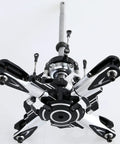 T Rex 600 DFC 4 Blade Flybarless Rotor Head Kit For Trex 600 RC Helicopter Replacement Part, durable alloy build, close-up view