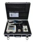 Split Body Digital Torque Tester SP-50 Dope Quick Read Torque Gauge For Screws And Wrenches High Accuracy Torque Measurement Tool For DIY And Pros One Color Finish Built Tough For Any Fastener Job. Open case with SP-50 unit and cables