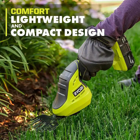 Heavy Duty 18V Cordless Grass Shear And Shrubber Trimmer Featuring Quick Swap Blades For Real Deal Yard Work And Smooth Garden Cleanup That Keeps Things Rock Solid Daily in use on grass.
