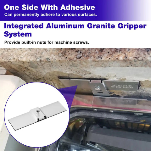 Dishwasher Mounting Bracket Kit For Granite And Solid Surfaces Replacement Granite Grabbers For Quartz Corian Marble Countertops