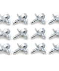 Rock Solid Hardware Kit For Billy Bookshelf Assembly Featuring Cam Locks premium zinc alloy cam locks set of 12.