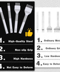 Comparison of high-quality steel prong punches in All In One Pro Grade Leather Stitching Hole Punch Tool Set versus ordinary metal punches.
