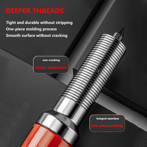 Close-up of heavy duty cylinder from 50 Ton Hydraulic Gear Puller Kit With 3 Jaw And 2 Jaw Sets, wheel bearing separator.
