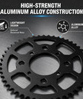 Heavy Duty 53 Tooth Aluminum Rear Chain Sprocket For X1 Spark M Dirt Bike, showcasing high-strength aluminum alloy construction.