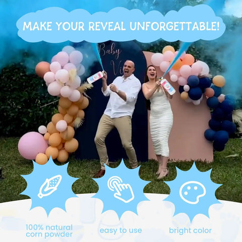 Total Game Changer Giant Gender Reveal Extinguisher 2 Pack Blue Pink Smoke Powder For Next Level Baby Shower Party Decor Non Toxic Biodegradable Safe Announcement