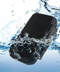 Portable Safe Lock Box with Cable and Combination Code Water Resistant ABS Travel Safe in water splash