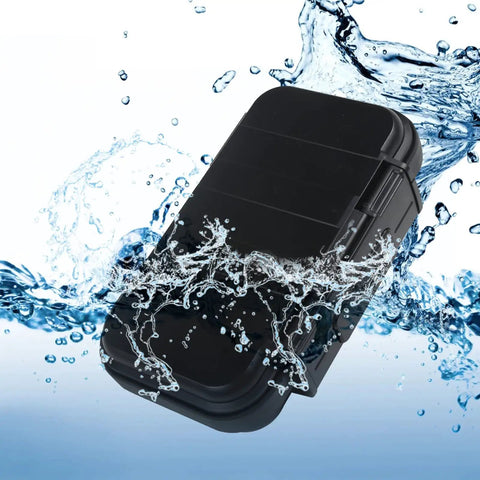 Portable Safe Lock Box with Cable and Combination Code Water Resistant ABS Travel Safe in water splash