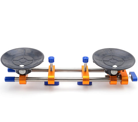 Pro Grade Seamless Seam Setter With 6 Inch Suction Cups For Seam Joining And Leveling Of Professional Countertops Granite Marble Stone Slabs Double Pole 2 Pack