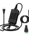 Beefy 12V 2A IP67 Waterproof DC Power Adapter With 5.5x2.5mm Plug, UL Certified, Wide 100-240V AC Input, Rugged Outdoor Ready Power Supply For LED Strips, Cameras, And Electronics, DIY Friendly, Waterproof Build For Tough Environments.