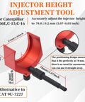 Injector height tool from Heavy Duty Injector Sleeve Removal and Installer Kit With Timing Pin and Injector Height Tool Plus Engine Barring Socket For CAT Caterpillar 3406E C15 C16 Diesel Engines Built Tough