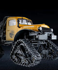 RC truck with All Terrain Caterpillar Track Set 2Pcs For 1/18 FCX18 And 1/24 FMS RC Trucks Beefed Up Replacement Parts
