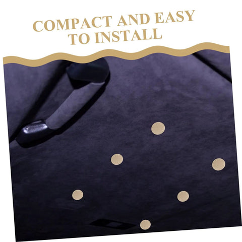 10 Piece Car Roof Repair Kit With Snap Rivets And Upholstery Glue for headliner repair installed on car interior