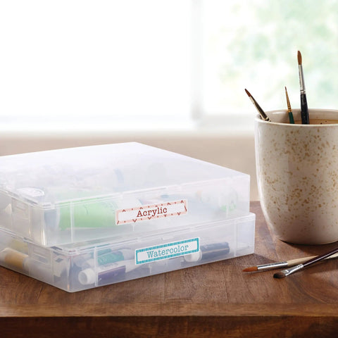 Top Shelf File Folder Labels Featuring Trueblock Coverage And Relentless Permanent Adhesive Engineered For Laser And Inkjet Printers Bulk White Sheets on storage boxes.